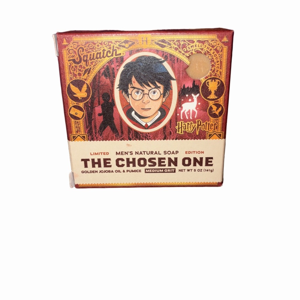 🆕💜🏝️🎉Harry Potter Dr. Squatch “The Chosen One” Natural Soap Bar – Rare Edition